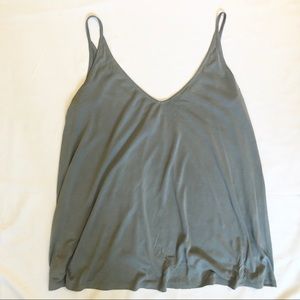 UO Silence + Noise Flowy Seafoam Tank Top Size XS